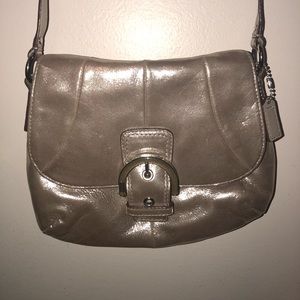 Coach Gold Metallic Crossbody